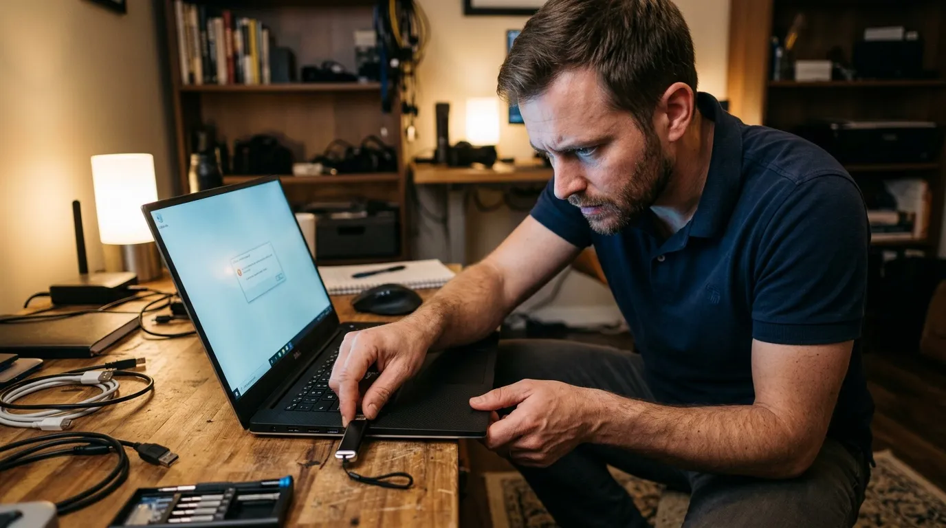 Clé USB bootable Linux : ne se lance pas au démarrage